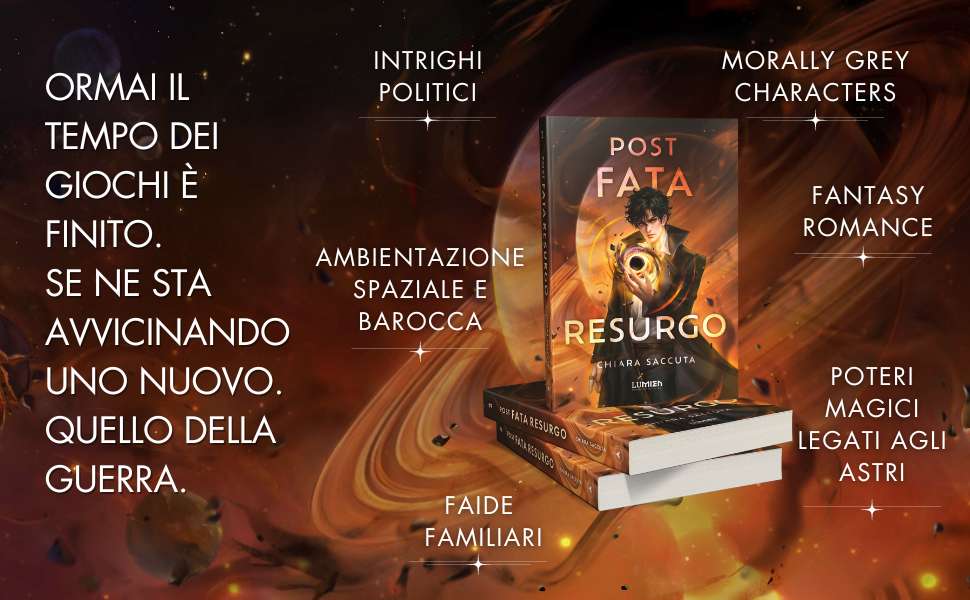 Post fata resurgo di Chiara Saccuta libro fantasy romance